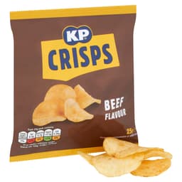 KP Beef Flavour Crisps 25g