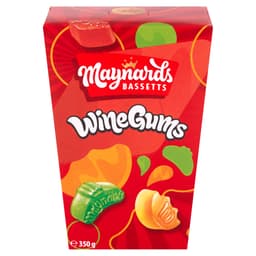 Maynards Bassetts Wine Gums Sweets Carton 400g