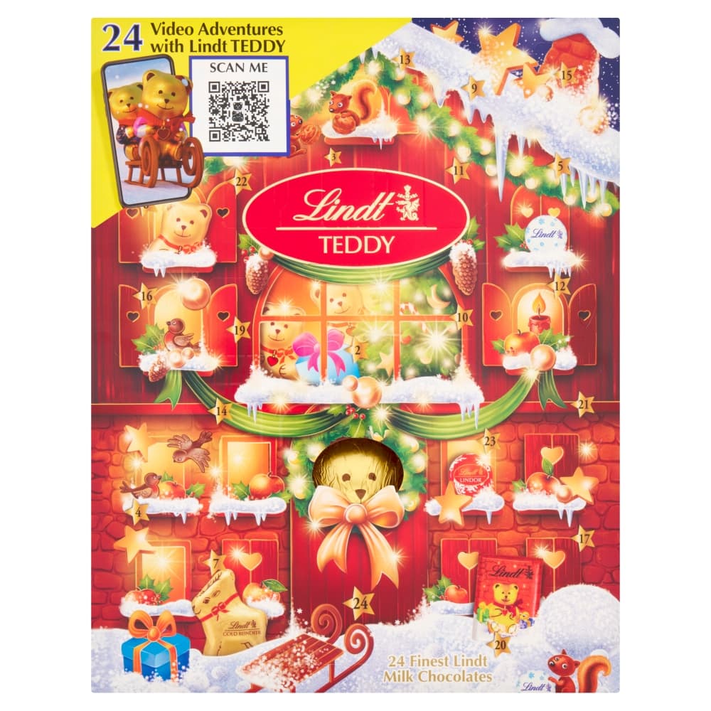 Lindt Teddy Bear Chocolate Advent Calendar 250g