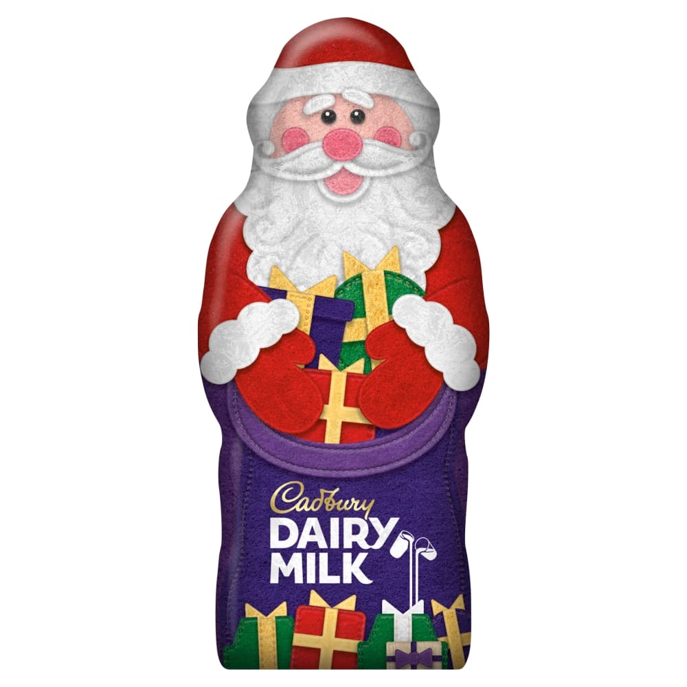 Cadbury Dairy Milk Christmas Chocolate Santa Hollow Figure 100g