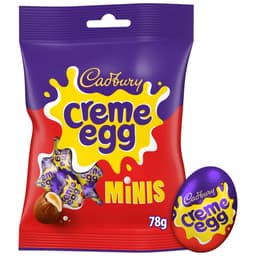 Cadbury Creme Egg Minis Chocolate Bag 78g