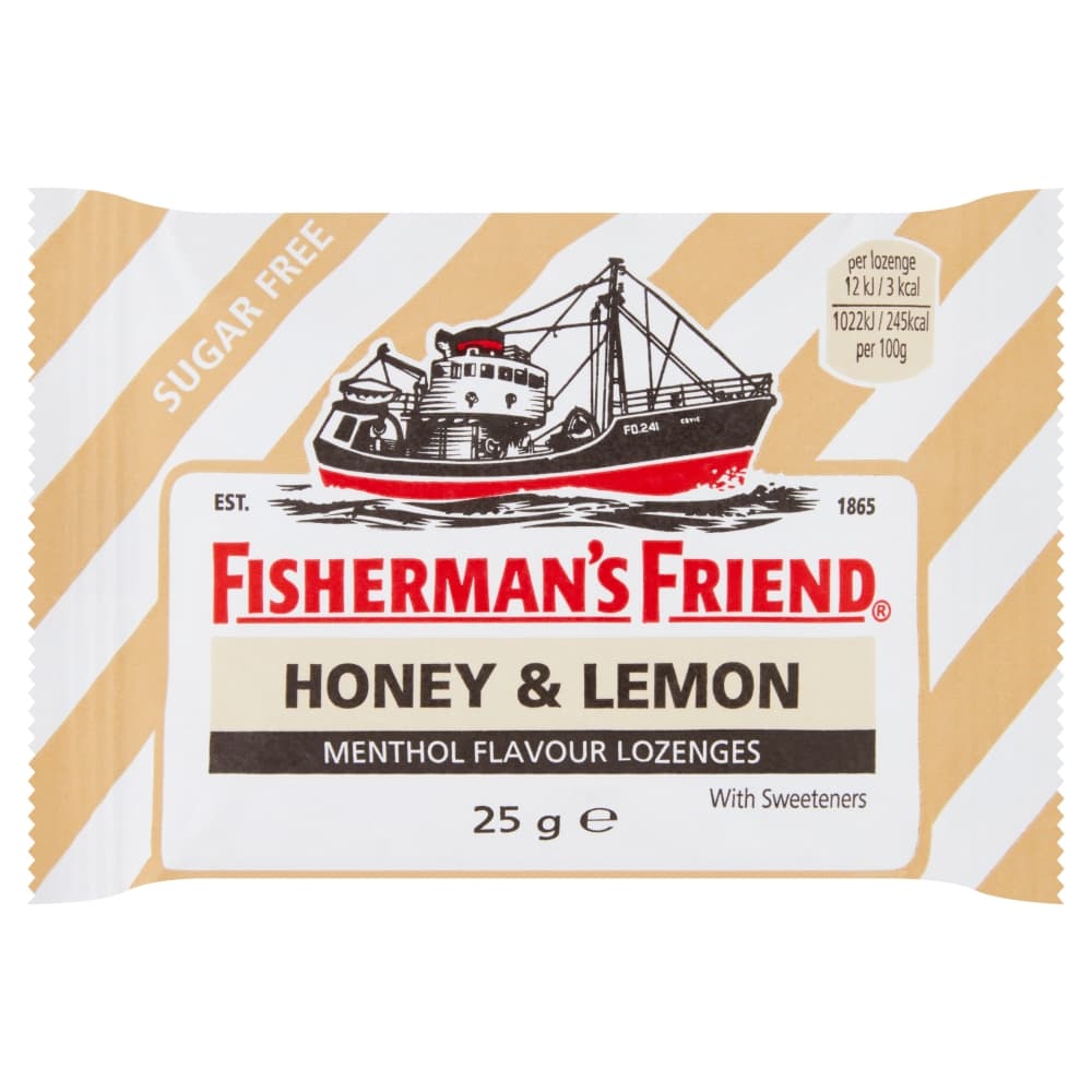 Fisherman's Friend Honey & Lemon Menthol Flavour Lozenges 25g