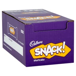 Cadbury Snack Shortcake Chocolate Biscuit 40g
 Case