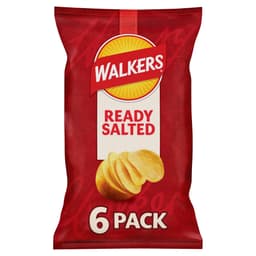Walkers Ready Salted Crisps 6 Pack