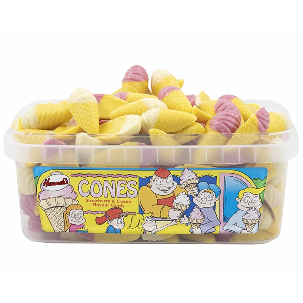 Alma Candy Ice Cream Cones Tub 600g 