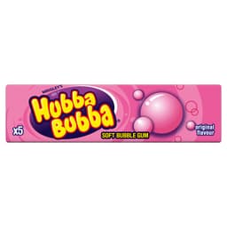 Hubba Bubba Original Flavour Bubble Gum 5 Chunky Chews