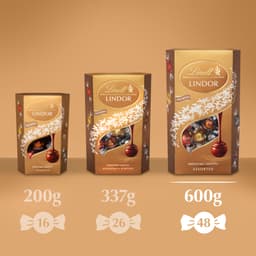 Lindt Lindor Assorted Chocolate Truffles Extra Large Box 600g
