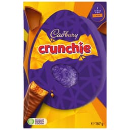 Cadbury Crunchie Large Chocolate Easter Egg 167g