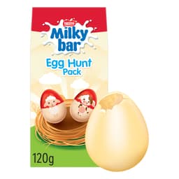 MilkyBar White Chocolate Easter Egg Hunt Box 120g