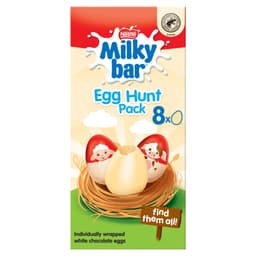 MilkyBar White Chocolate Easter Egg Hunt Box 120g