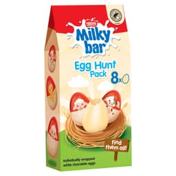 MilkyBar White Chocolate Easter Egg Hunt Box 120g