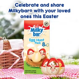 Milkybar White Chocolate Easter Egg Hunt Carton 120g