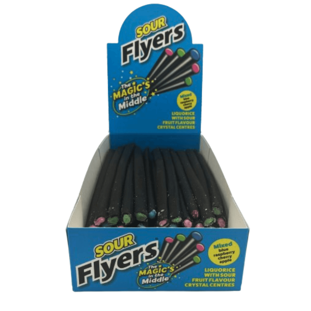 Giant Sour Liquorice Flyers Box