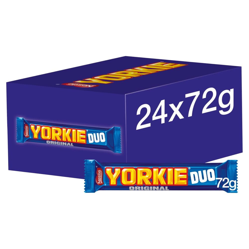Yorkie Milk Chocolate Duo Bar 72g 