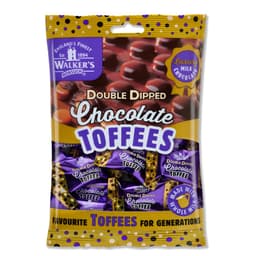 Walker's Nonsuch Double Dipped Chocolate Toffees 135g