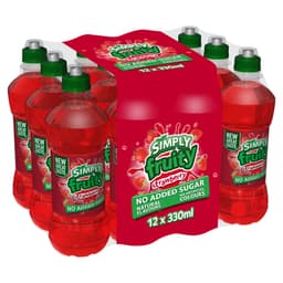 Simply Fruity Strawberry 12 Pack Multipack