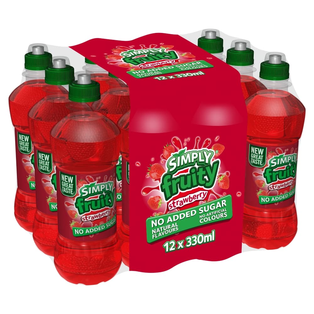 Simply Fruity Strawberry 12 Pack Multipack