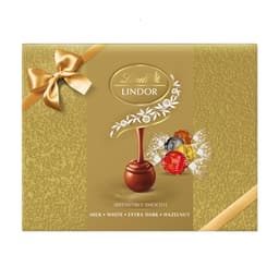 Lindt Lindor Assorted Chocolate Truffles Gold Gift Box 300g
