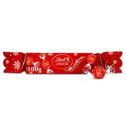 Lindt Lindor Milk Chocolate Christmas Cracker 100g 