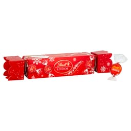 Lindt Lindor Milk Chocolate Christmas Cracker 100g 