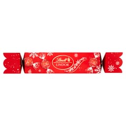 Lindt Lindor Milk Chocolate Christmas Cracker 100g 
