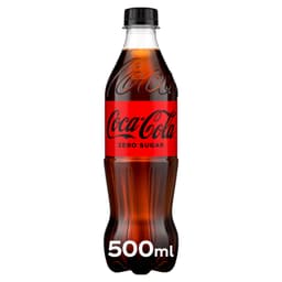 Coca-Cola Zero Sugar Bottle 500ml