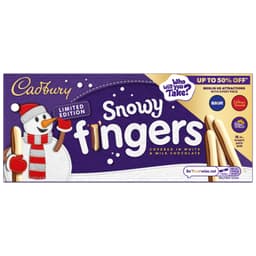 Cadbury Fingers Biscuits Limited Edition Snowy Box 115g