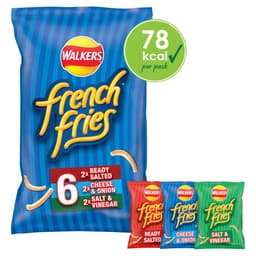 Walkers French Fries Variety Crisps 18g 6 Pack