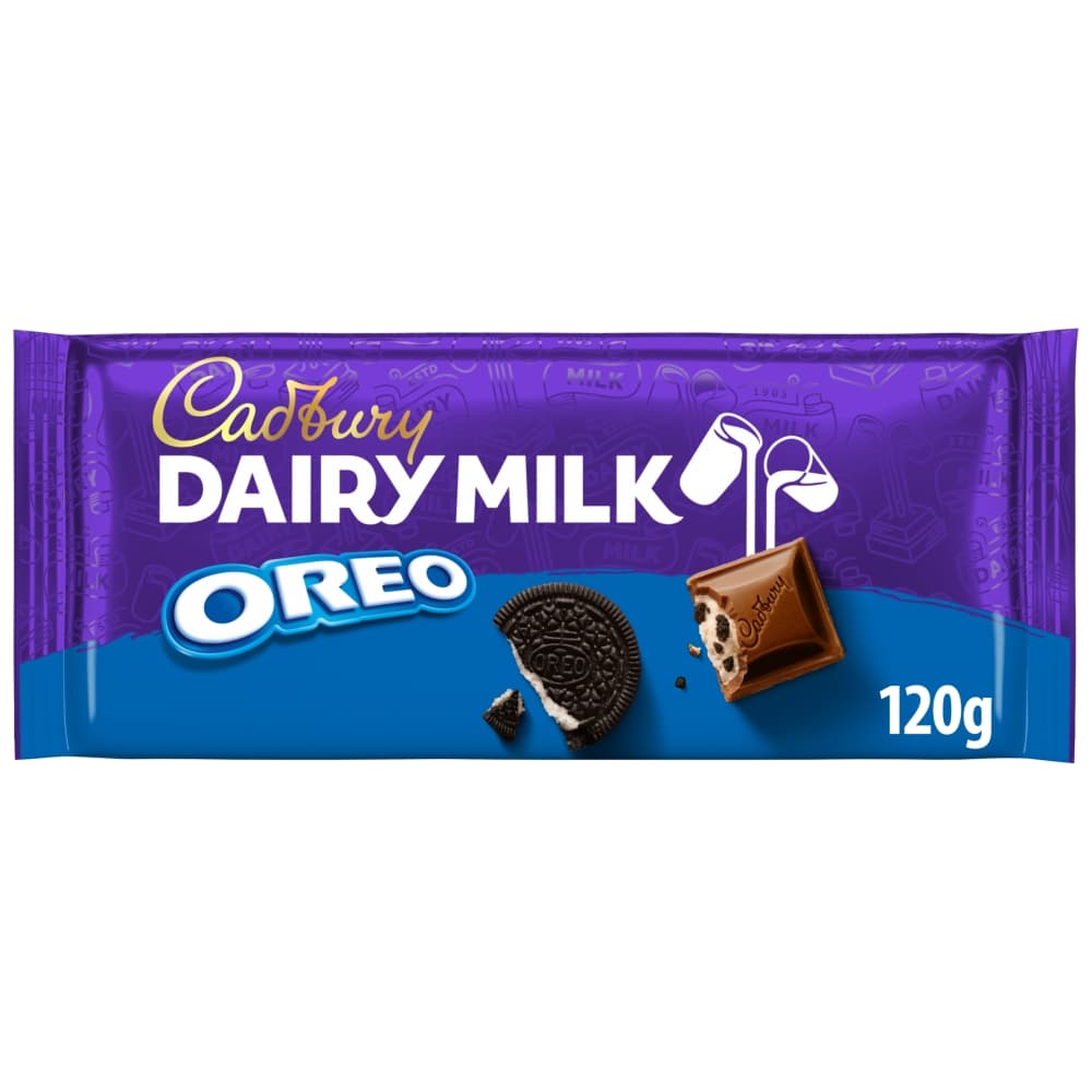 Cadbury Dairy Milk With Oreo Chocolate Bar 120g