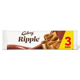 Galaxy Ripple Chocolate Bars 3 Pack 99g