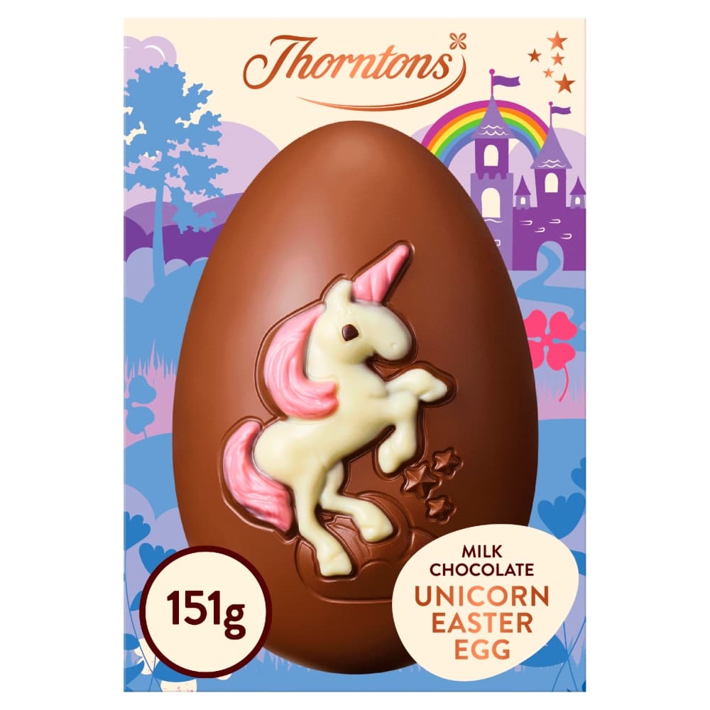 Thornton’s Milk Chocolate Unicorn Easter Egg 151g
