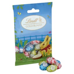 Lindt GOLD BUNNY Milk & White Mini Eggs 80g
