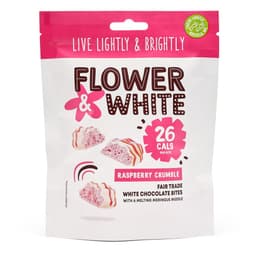 Flower & White Raspberry Meringue Bites 75g
