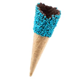 Tall Bubblegum Crunch Dipped Waffle Ice Cream Cones