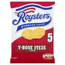 Roysters T-Bone Steak Crisps 5 Pack