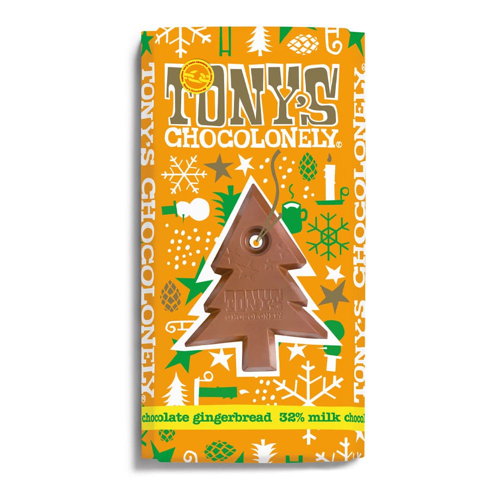 Tony’s Chocoloney Milk Chocolate & Gingerbread Bar 180g