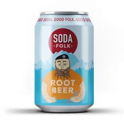 Soda Folk Root Beer Soda Can 330ml