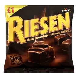 Riesen Dark Chocolate Chewy Toffee Bag 110g £1 PMP 