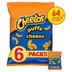 Cheetos Puffs Cheese Snacks 6 Pack