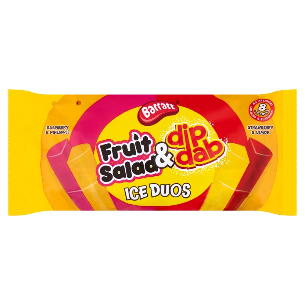 Barratt Fruit Salad & Dip Dabs Ice Duos