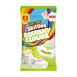 Skittles Squishy Cloudz Crazy Sour Sweets Treat Bag 70g £1 PMP 