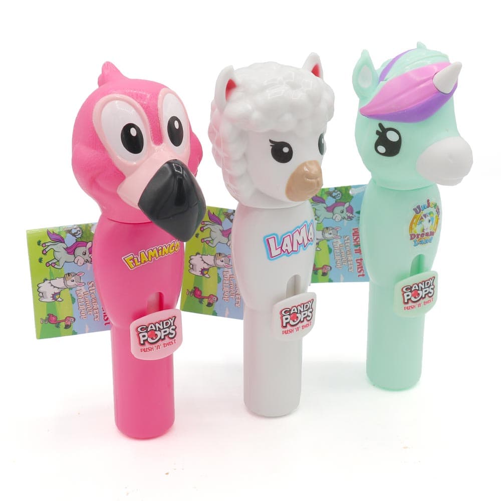Candy Pops Push N Twist Lollipops 8g