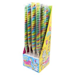 Crazy candy Factory Large Twist Lollipop 125g