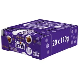 Cadbury Dairy Milk Mini Snowballs Chocolate Bar 110g