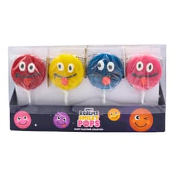 Candy Realms Smiley Face Lollipops 50g
