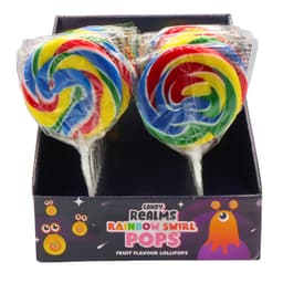 Candy Realms Rainbow Swirl Pops 55g