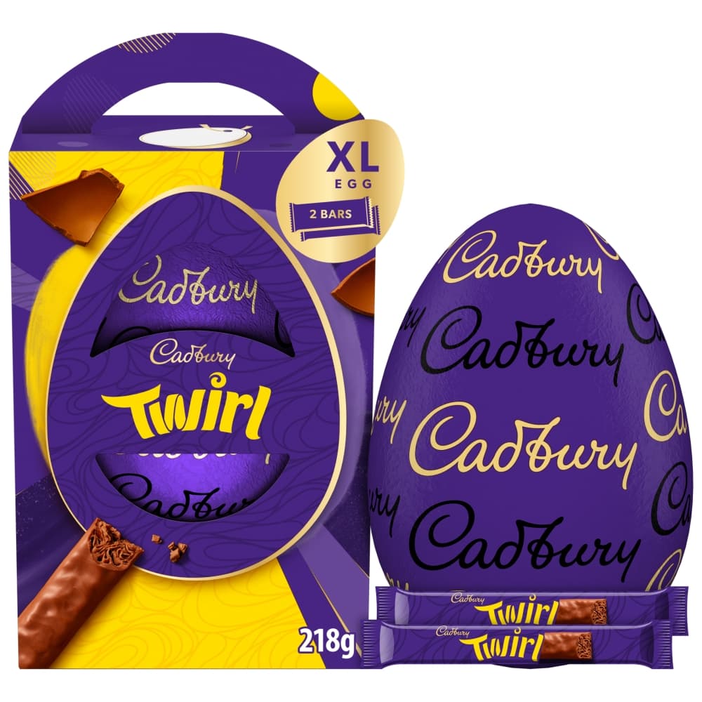 Cadbury Twirl Special Gesture Chocolate Easter Egg 218g