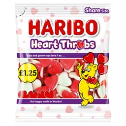 Haribo Heart Throbs 140g £1.25 PMP