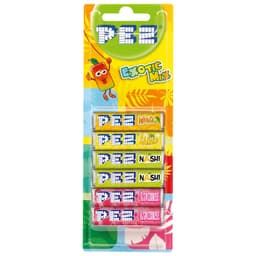 Pez Exotic Mix Refills 6 Pack 51g
