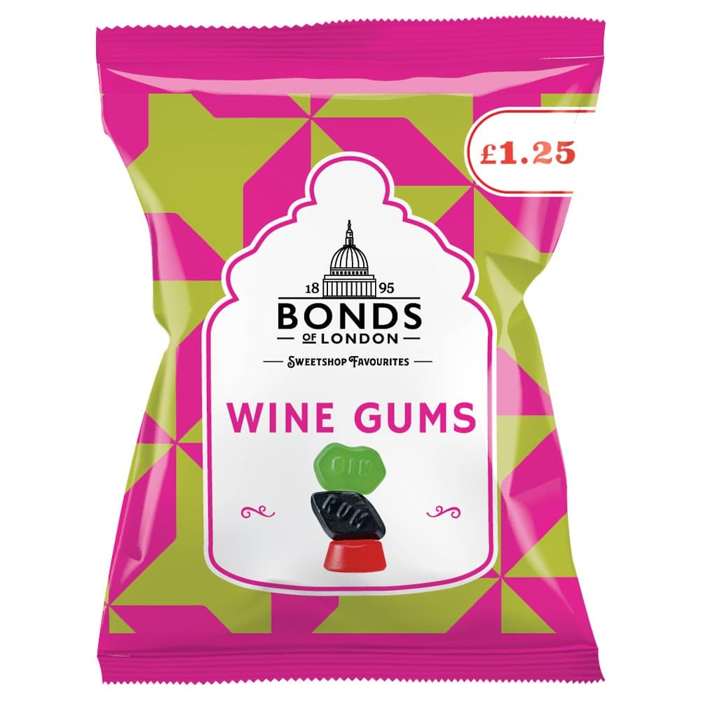 Bonds Wine Gums £1.25 PMP 120g